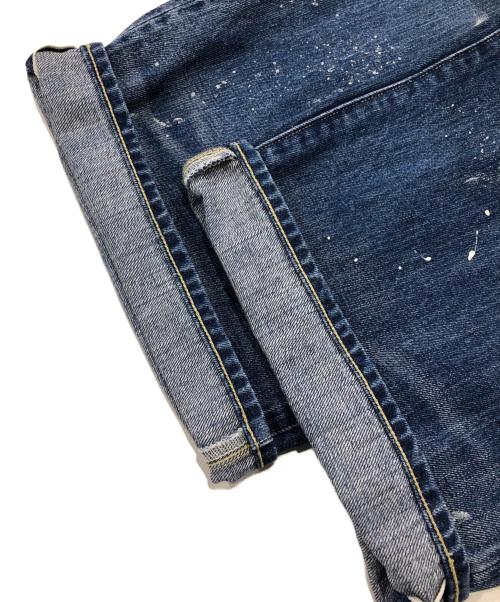 J.S HOMESTEAD（ジャーナルスタンダード ホームステッド）J.S HOMESTEAD (ジャーナルスタンダード ホームステッド) エイジングデニム ワイド5ポケ ペイント インディゴ サイズ:Lの古着・服飾アイテム