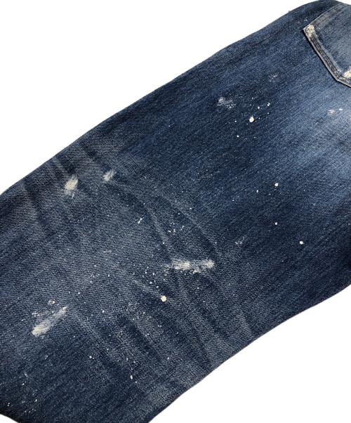 J.S HOMESTEAD（ジャーナルスタンダード ホームステッド）J.S HOMESTEAD (ジャーナルスタンダード ホームステッド) エイジングデニム ワイド5ポケ ペイント インディゴ サイズ:Lの古着・服飾アイテム