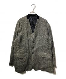 BISOWN（ビソウン）の古着「MIXTWEED JACKET ミックスツイードジャケット」｜ベージュ