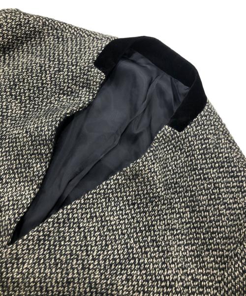 BISOWN（ビソウン）BISOWN (ビソウン) MIXTWEED JACKET ミックスツイードジャケット ベージュ サイズ:4の古着・服飾アイテム