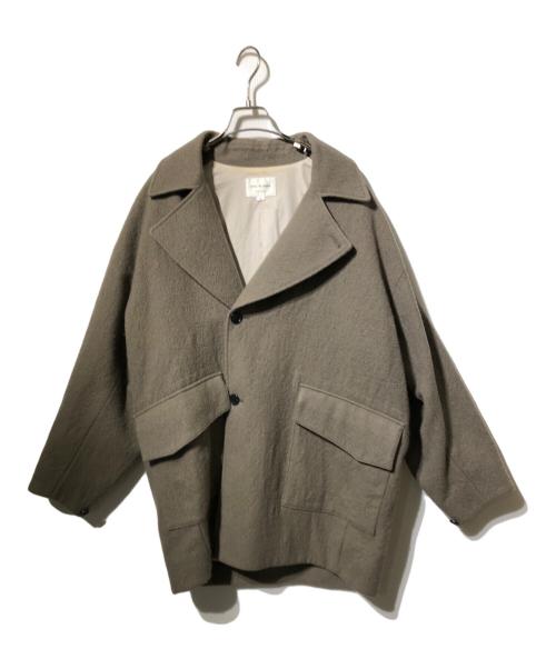 STILL BY HAND（スティルバイハンド）STILL BY HAND (スティルバイハンド) ウールラペルドオーバーコート ベージュ サイズ:48の古着・服飾アイテム