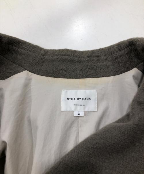 STILL BY HAND（スティルバイハンド）STILL BY HAND (スティルバイハンド) ウールラペルドオーバーコート ベージュ サイズ:48の古着・服飾アイテム