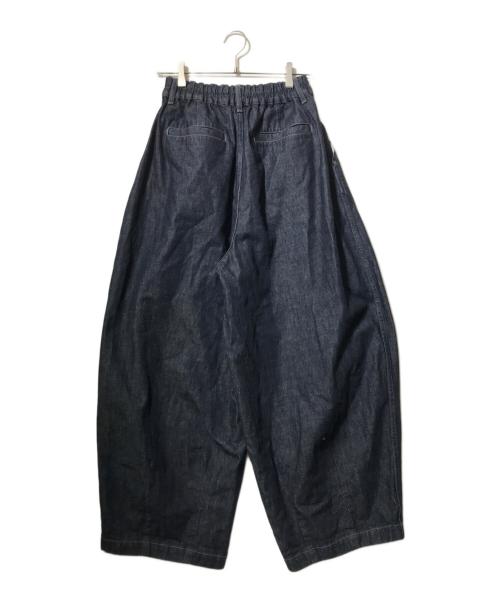 HARVESTY（ハーベスティー）HARVESTY (ハーベスティー) サーカスパンツ/ゴム引きデニムパンツ インディゴ サイズ:2の古着・服飾アイテム