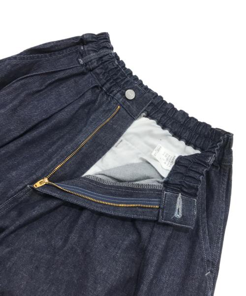HARVESTY（ハーベスティー）HARVESTY (ハーベスティー) サーカスパンツ/ゴム引きデニムパンツ インディゴ サイズ:2の古着・服飾アイテム