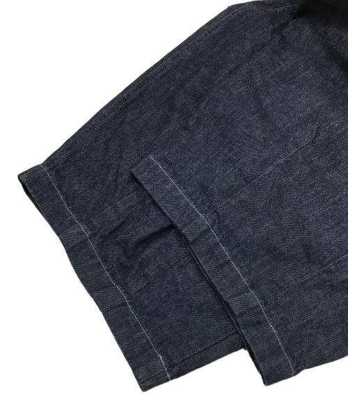 HARVESTY（ハーベスティー）HARVESTY (ハーベスティー) サーカスパンツ/ゴム引きデニムパンツ インディゴ サイズ:2の古着・服飾アイテム