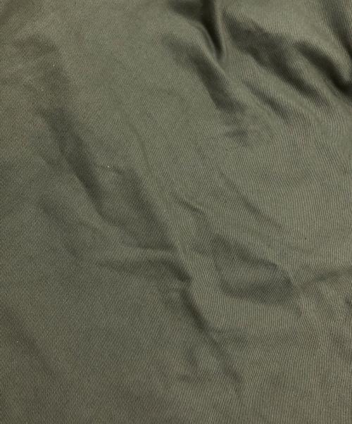 HARVESTY（ハーベスティー）HARVESTY (ハーベスティー) サーカスパンツ/ゴム引きワイドパンツ オリーブ サイズ:2の古着・服飾アイテム