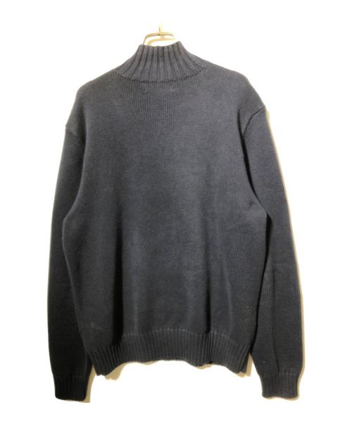 POLO RALPH LAUREN（ポロ・ラルフローレン）POLO RALPH LAUREN (ポロ・ラルフローレン) ハーフジップニット ネイビー サイズ:Ｌの古着・服飾アイテム