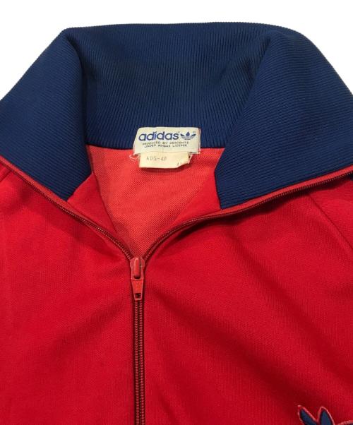 adidas（アディダス）adidas (アディダス) ヴィンテージトラックジャケット レッド サイズ:４号の古着・服飾アイテム