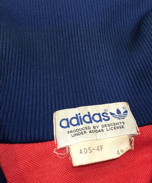 adidas（アディダス）adidas (アディダス) ヴィンテージトラックジャケット レッド サイズ:４号の古着・服飾アイテム