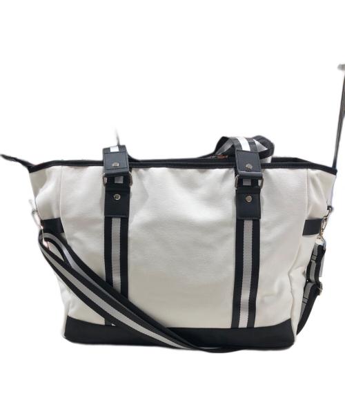 LEXUS（レクサス）LEXUS (レクサス) 2WAYスエードトートバッグ ホワイトの古着・服飾アイテム