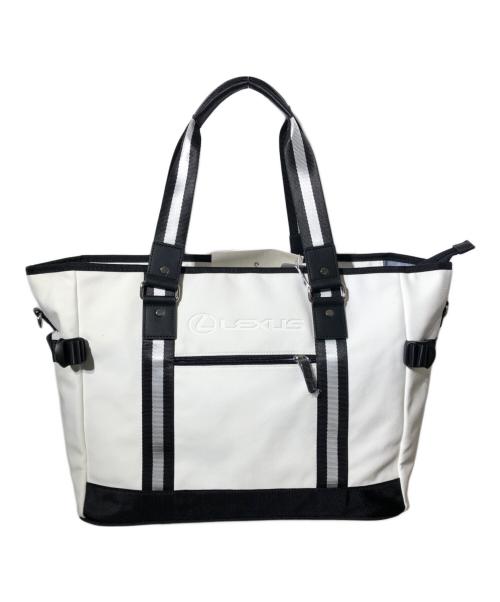 LEXUS（レクサス）LEXUS (レクサス) 2WAYスエードトートバッグ ホワイトの古着・服飾アイテム