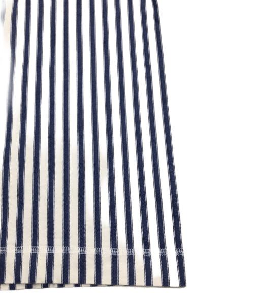 Tender（テンダー）Tender (テンダー) Weaver's Stock ARM CHAIR ストライプシャツ ホワイト×ネイビー サイズ:4の古着・服飾アイテム