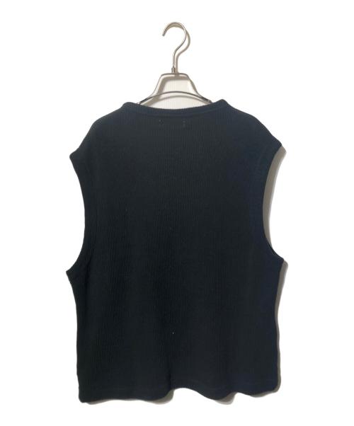confect（コンフェクト）CONFECT (コンフェクト) ニットベスト/リブニットボトルネックベスト ブラック サイズ:4の古着・服飾アイテム