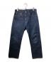 HAND ROOM（ハンドルーム）の古着「デニムパンツ/WIDE FIT 5 POCKET JEANS」｜インディゴ