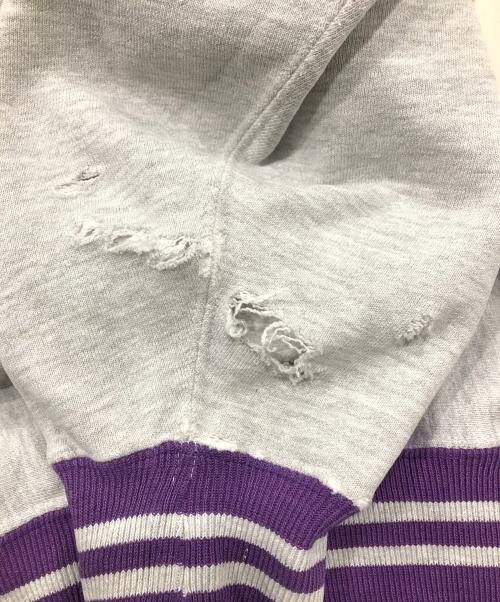 Champion REVERSE WEAVE（チャンピオン リバース ウィーブ）Champion REVERSE WEAVE (チャンピオン リバース ウィーブ) 刺繍クルーネックスウェット グレー サイズ:ＸＬの古着・服飾アイテム