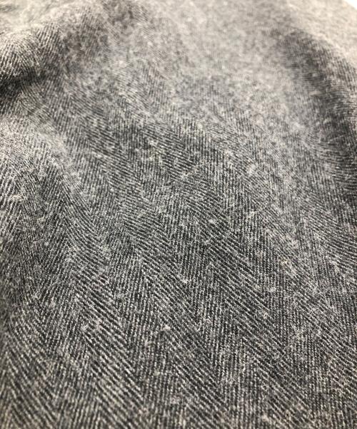 My Beautiful Landlet（マイビューティフルランドレット）My Beautiful Landlet (マイビューティフルランドレット) Bishu-herrinbone wool coat（びしゅうヘリンボーン　ウールコート） グレーの古着・服飾アイテム