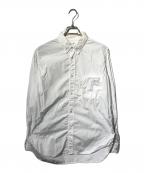 sans limiteサンリミット）の古着「２本針ボタンダウン/長袖シャツ」｜ホワイト