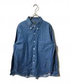 A vontadeアボンタージ）の古着「デニムボタンダウンシャツ」｜インディゴ
