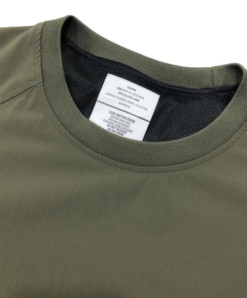 waiper（ワイパー）WAIPER (ワイパー) ナイロンスウェット/クルーネック プルオーバー オリーブ サイズ:ＸＸＬの古着・服飾アイテム