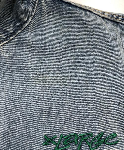 X-LARGE（エクストララージ）X-LARGE (エクストララージ) デニムジャケット/SIDE CUTTING DENIM JACKET インディゴ サイズ:XLの古着・服飾アイテム