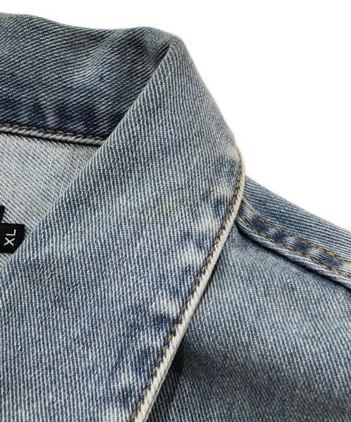 X-LARGE（エクストララージ）X-LARGE (エクストララージ) デニムジャケット/SIDE CUTTING DENIM JACKET インディゴ サイズ:XLの古着・服飾アイテム