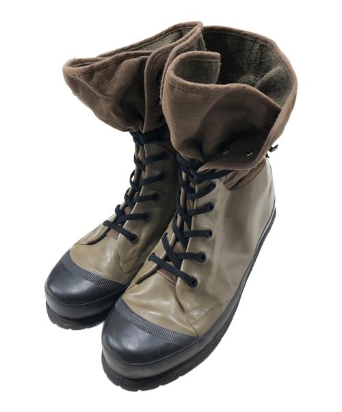 SUPERGA（スペルガ）SUPERGA (スペルガ) Y's (ワイズ) レースアップブーツ オリーブ サイズ:US10　1/2の古着・服飾アイテム