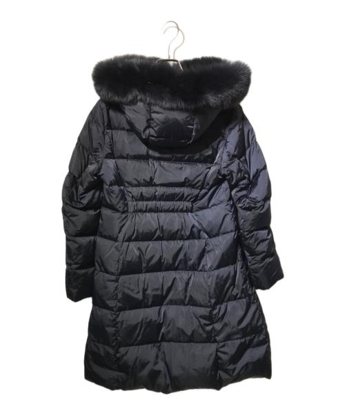 UNTITLED（アンタイトル）UNTITLED (アンタイトル) フォックスファーダウンコート ネイビー サイズ:2の古着・服飾アイテム