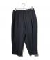 UNITED ARROWS（ユナイテッドアローズ）の古着「PE 2P WIDE PANT/ワイドパンツ」｜ブラック