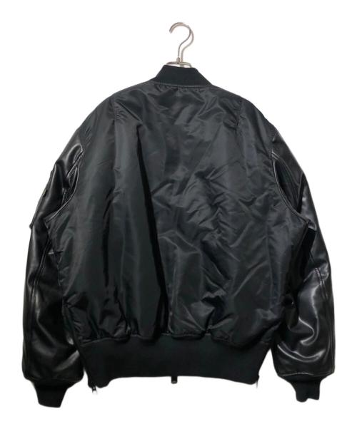 ALPHA（アルファ）ALPHA (アルファ) フライトジャケット ブラック サイズ:Lの古着・服飾アイテム