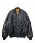 ALPHA（アルファ）の古着「フライトジャケット」｜ブラック