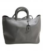 COACHコーチ）の古着「ローグ 2WAYレザーバッグ」｜グレー