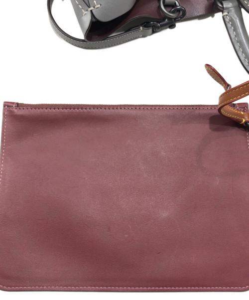 COACH（コーチ）COACH (コーチ) ローグ 2WAYレザーバッグ グレーの古着・服飾アイテム