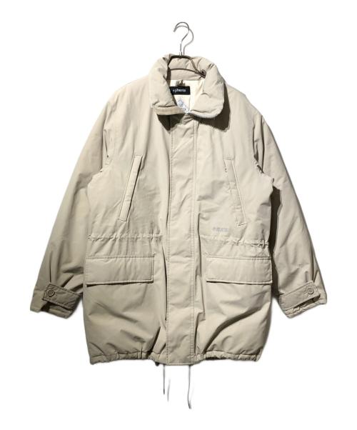 PHENIX（フェニックス）PHENIX (フェニックス) 別注 GORE-TEX スタンドカラー ダウンコート ベージュ サイズ:Lの古着・服飾アイテム
