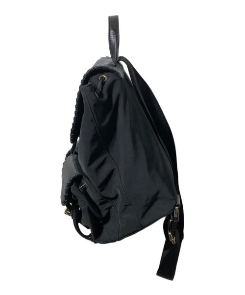 TORY BURCH（トリーバーチ）TORY BURCH (トリーバーチ) マリオン バックパック ブラックの古着・服飾アイテム