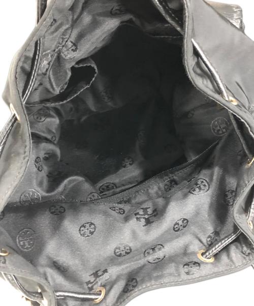 TORY BURCH（トリーバーチ）TORY BURCH (トリーバーチ) マリオン バックパック ブラックの古着・服飾アイテム