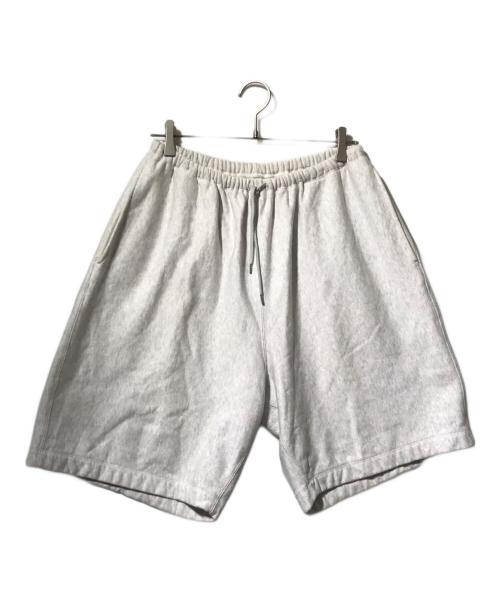 blurhms ROOTSTOCK（ブラームスルーツストック）blurhms ROOTSTOCK (ブラームスルーツストック) Soft&Hard Sweat Shorts/スウェットハーフパンツ ホワイト サイズ:3の古着・服飾アイテム