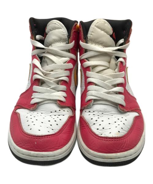 NIKE（ナイキ）NIKE (ナイキ) Air Jordan 1 High OG スニーカー（エアージョーダン　ハイ　オージー） ホワイト×ピンク サイズ:26.5の古着・服飾アイテム
