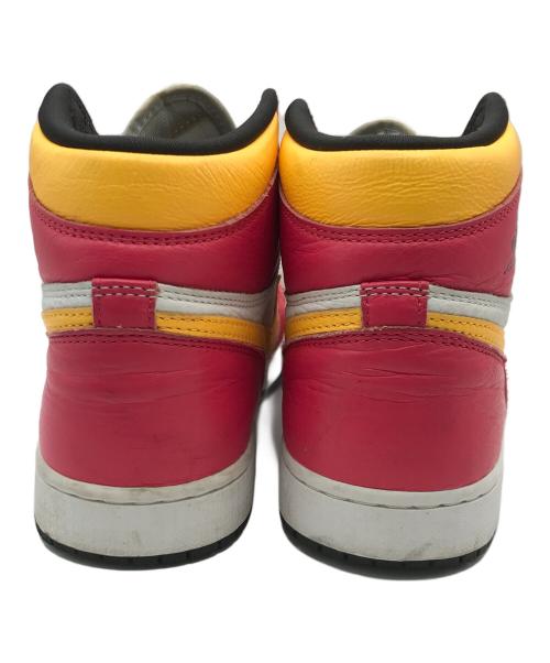 NIKE（ナイキ）NIKE (ナイキ) Air Jordan 1 High OG スニーカー（エアージョーダン　ハイ　オージー） ホワイト×ピンク サイズ:26.5の古着・服飾アイテム