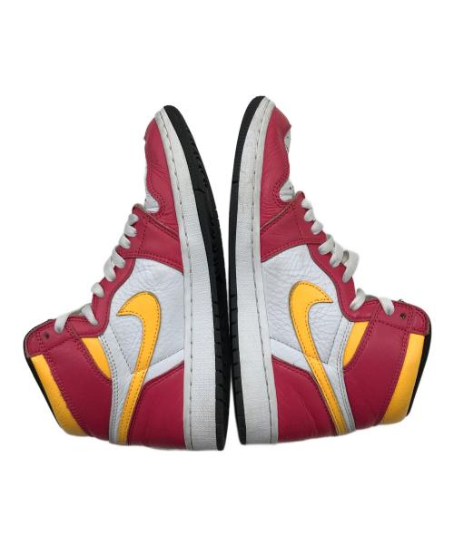 NIKE（ナイキ）NIKE (ナイキ) Air Jordan 1 High OG スニーカー（エアージョーダン　ハイ　オージー） ホワイト×ピンク サイズ:26.5の古着・服飾アイテム