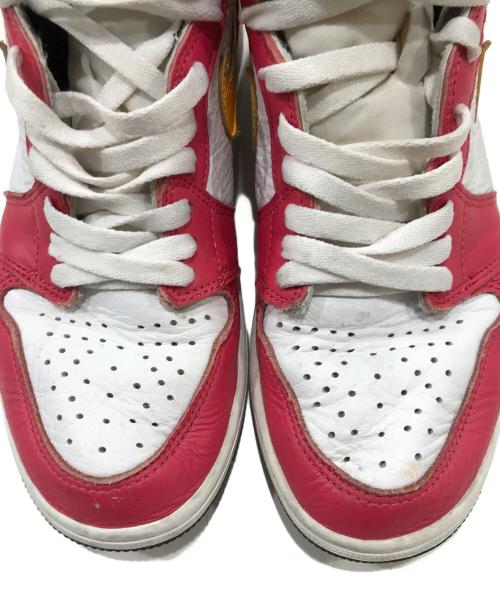 NIKE（ナイキ）NIKE (ナイキ) Air Jordan 1 High OG スニーカー（エアージョーダン　ハイ　オージー） ホワイト×ピンク サイズ:26.5の古着・服飾アイテム