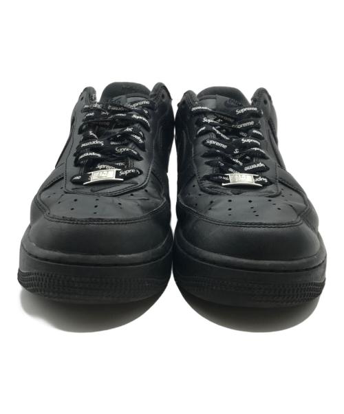 NIKE（ナイキ）NIKE (ナイキ) SUPREME (シュプリーム) Air Force 1 Low スニーカー ブラック サイズ:28の古着・服飾アイテム