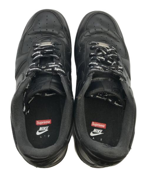 NIKE（ナイキ）NIKE (ナイキ) SUPREME (シュプリーム) Air Force 1 Low スニーカー ブラック サイズ:28の古着・服飾アイテム