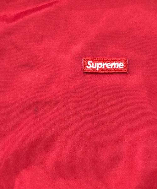 SUPREME（シュプリーム）Supreme (シュプリーム) Piping Warm Up Pullover（パイピング ウォーム アップ プルオーバー/カットソー） グリーン×レッド サイズ:Lの古着・服飾アイテム