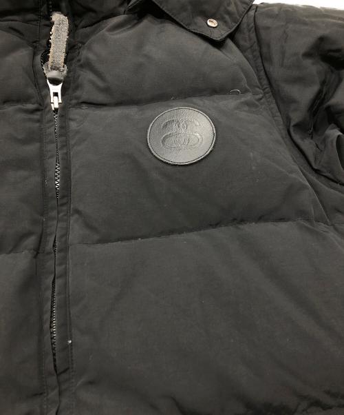 stussy（ステューシー）stussy (ステューシー) 裏地アニマルダウンジャケット ブラック サイズ:Sの古着・服飾アイテム