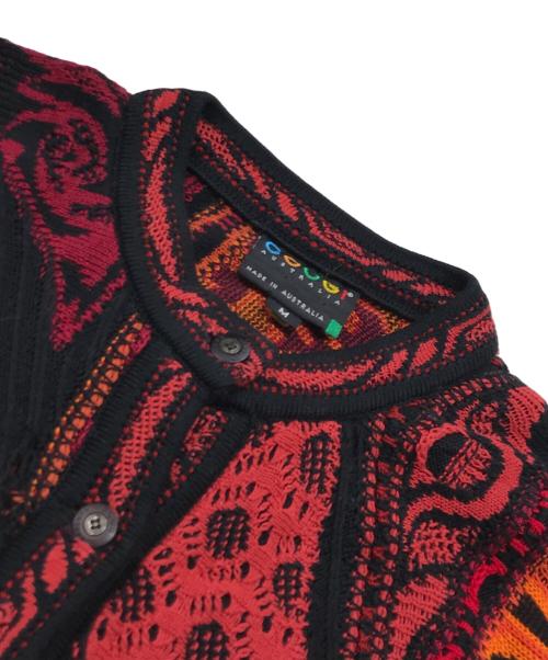 Coogi（クージー）Coogi (クージー) 3Dニットカーディガン マルチカラー サイズ:Mの古着・服飾アイテム