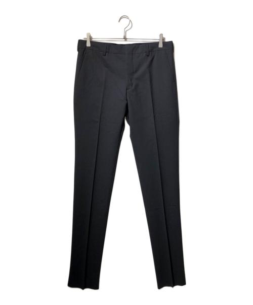 PRADA（プラダ）PRADA (プラダ) センタープレスウールスラックス ネイビー サイズ:46の古着・服飾アイテム
