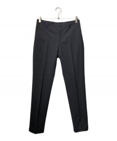 中古・古着通販】PRADA (プラダ) ナイロンスラックスパンツ ブラック