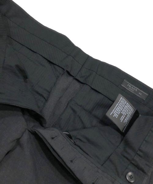 PRADA（プラダ）PRADA (プラダ) ウールスラックス グレー サイズ:44の古着・服飾アイテム