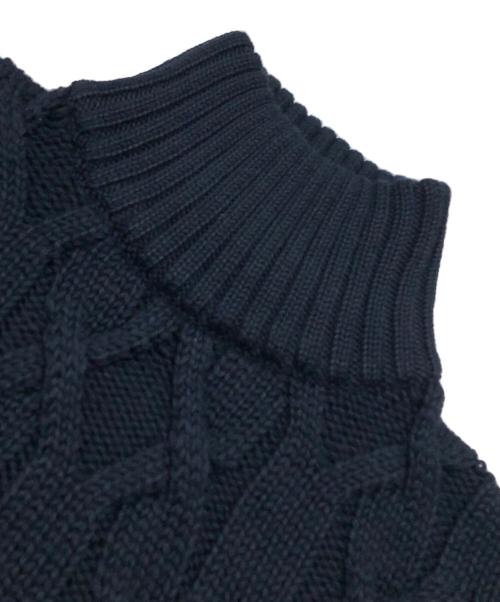 Sandro（サンドロ）Sandro (サンドロ) ウールニット ネイビー サイズ:Lの古着・服飾アイテム