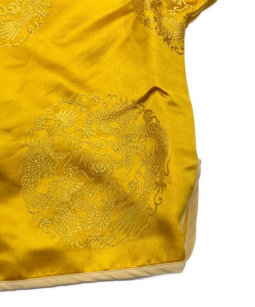 dahl'ia（ダリア）dahl'ia (ダリア) 総柄チャイナシャツジャケット イエロー サイズ:表記なしの古着・服飾アイテム